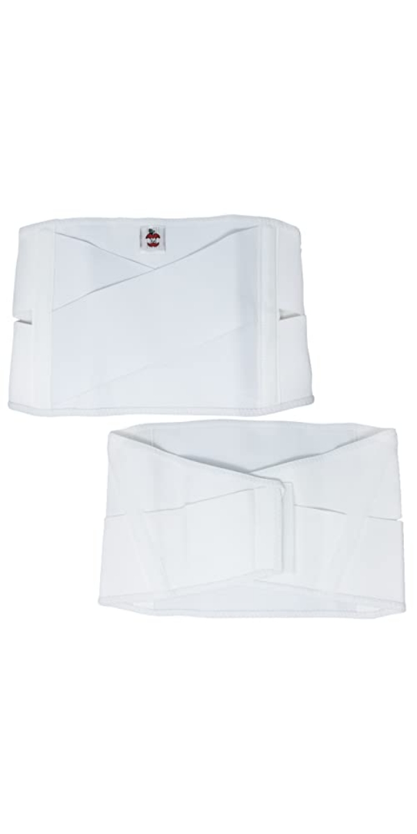 4 Core Products – Dual Pull Criss Cross Elastic Back Support, white.