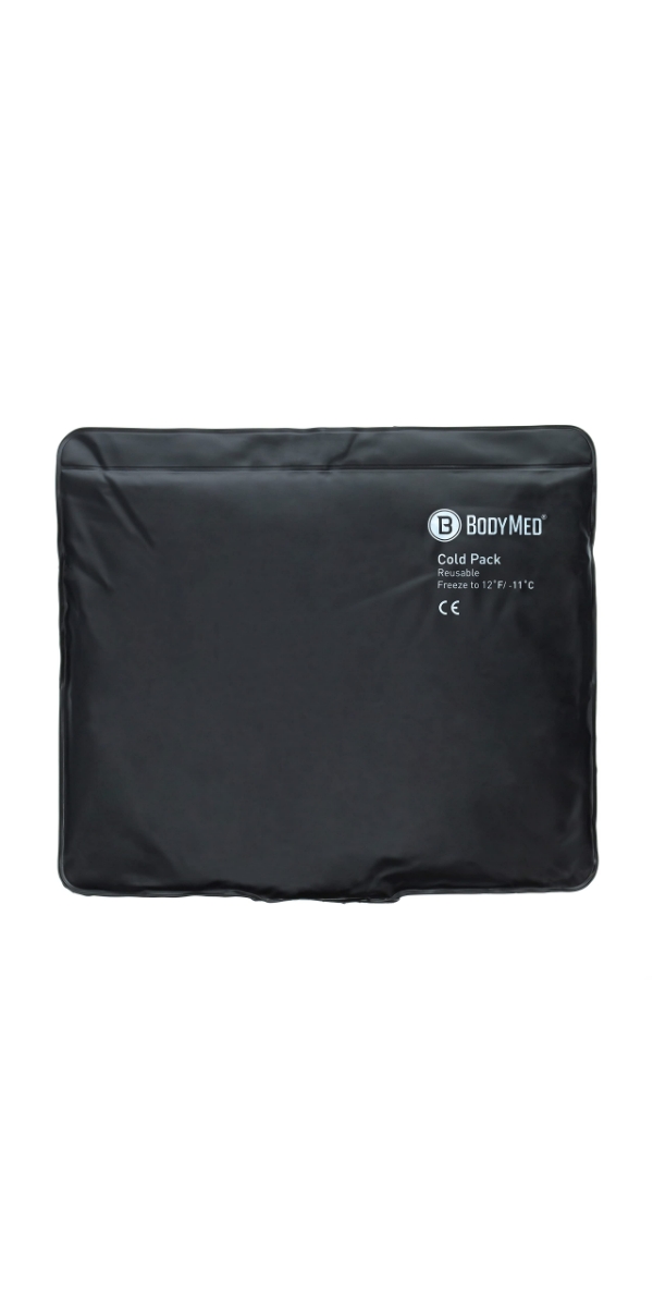 Body Med Cold Pack Standard Size, black.
